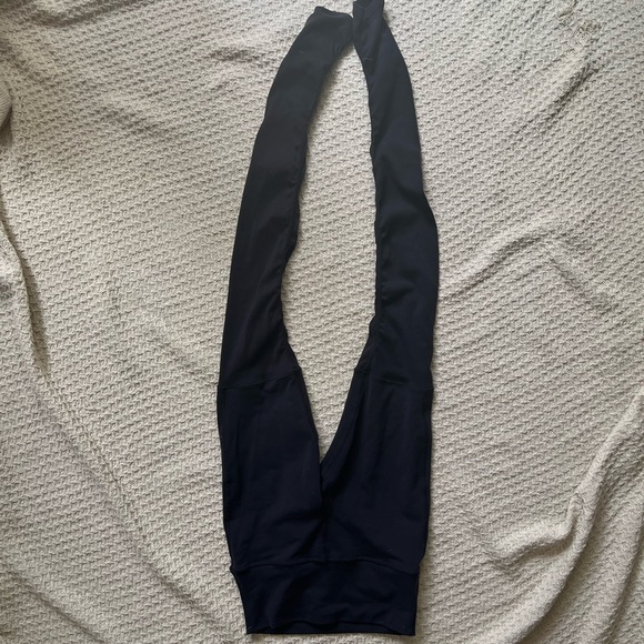 ALO YOGA black long ribbed leggings - Picture 6 of 6